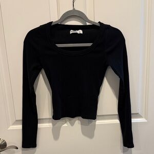 Hollister Black Long Sleeve Tee